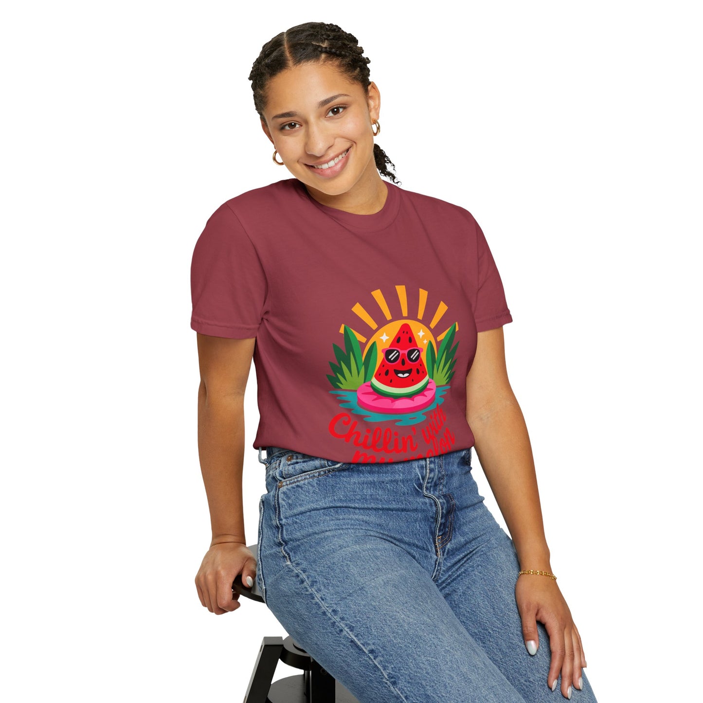 Chillin' with My Melon T-Shirt | Fun Unisex Summer Tee
