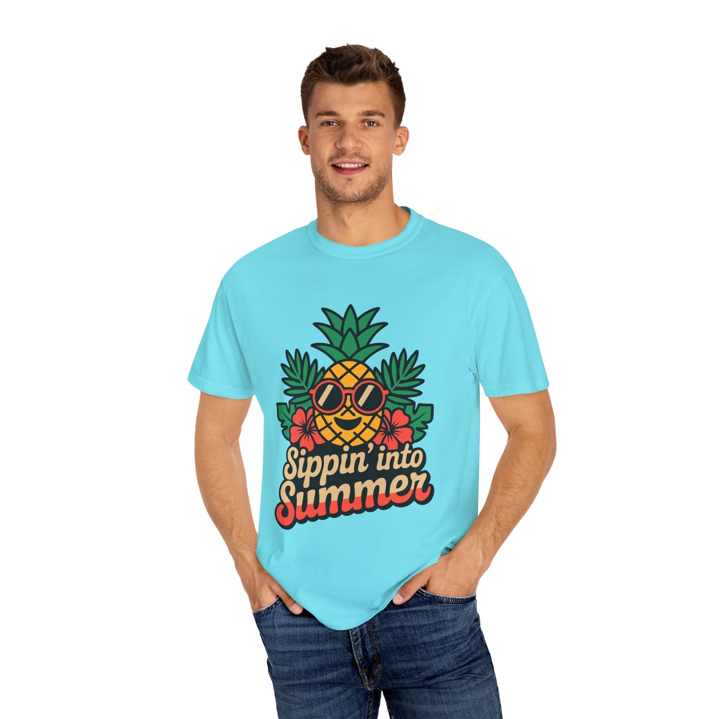 Summer Vibes Unisex T-Shirt - ‘Sippin’ into Summer’