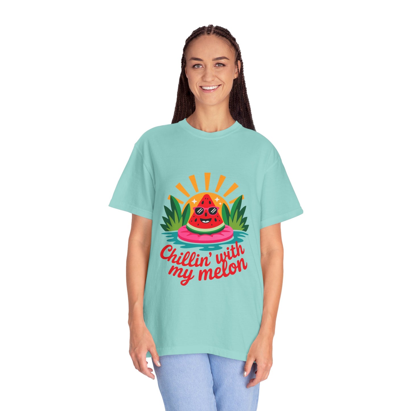 Chillin' with My Melon T-Shirt | Fun Unisex Summer Tee