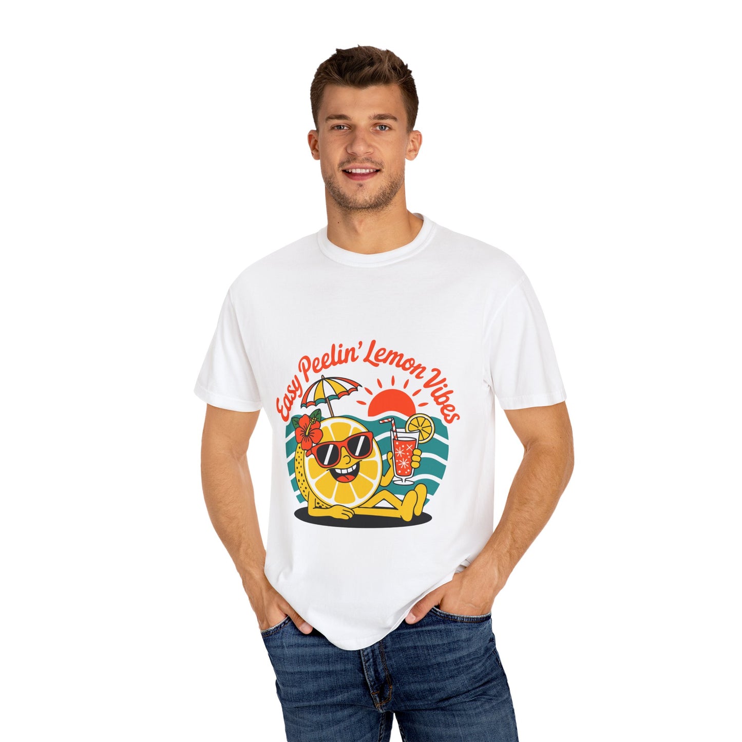 Easy Peelin' Lemon Vibes Unisex T-Shirt - Summer Fun Style