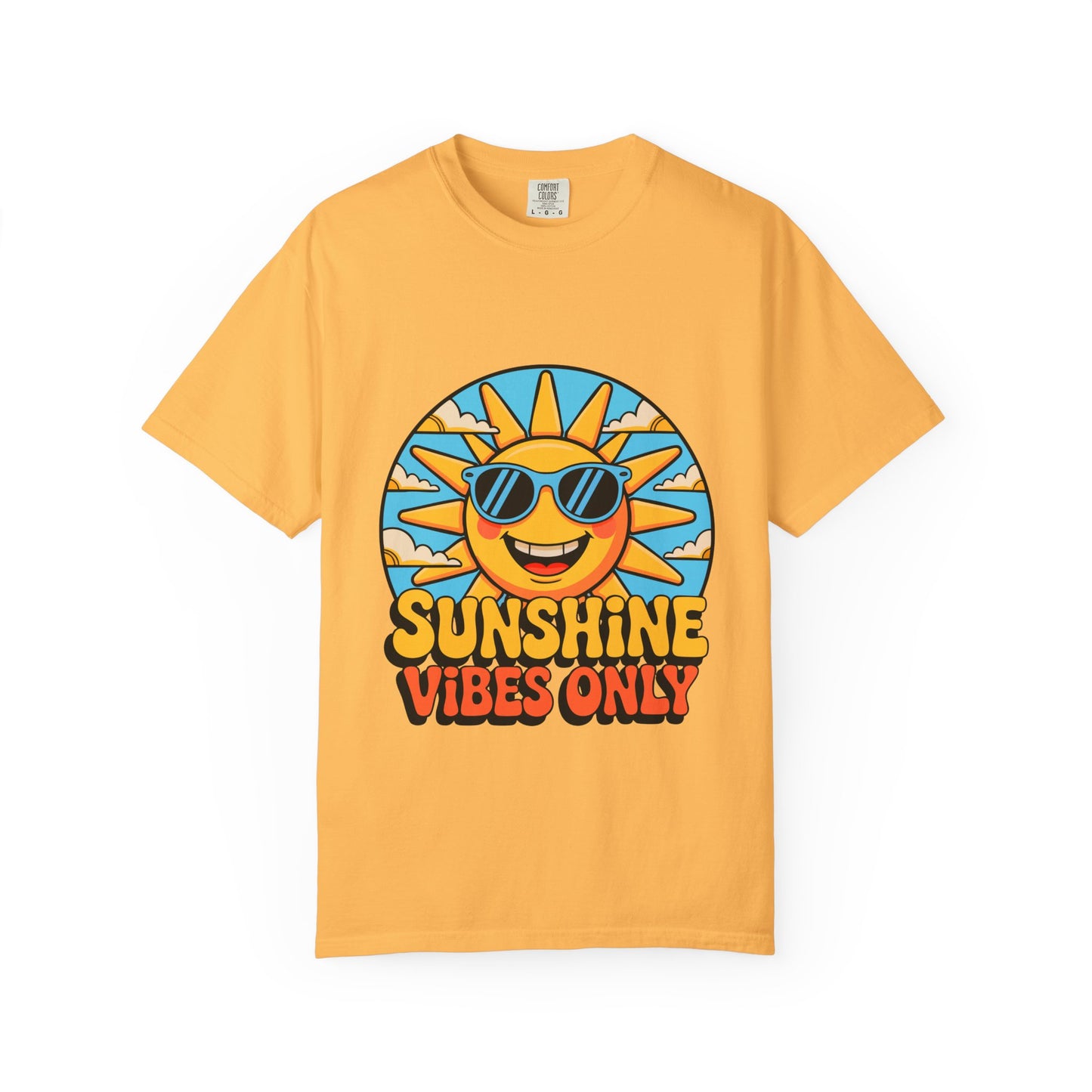 Sunshine Vibes Only Unisex Garment-Dyed T-Shirt - Feel-Good Summer Wear