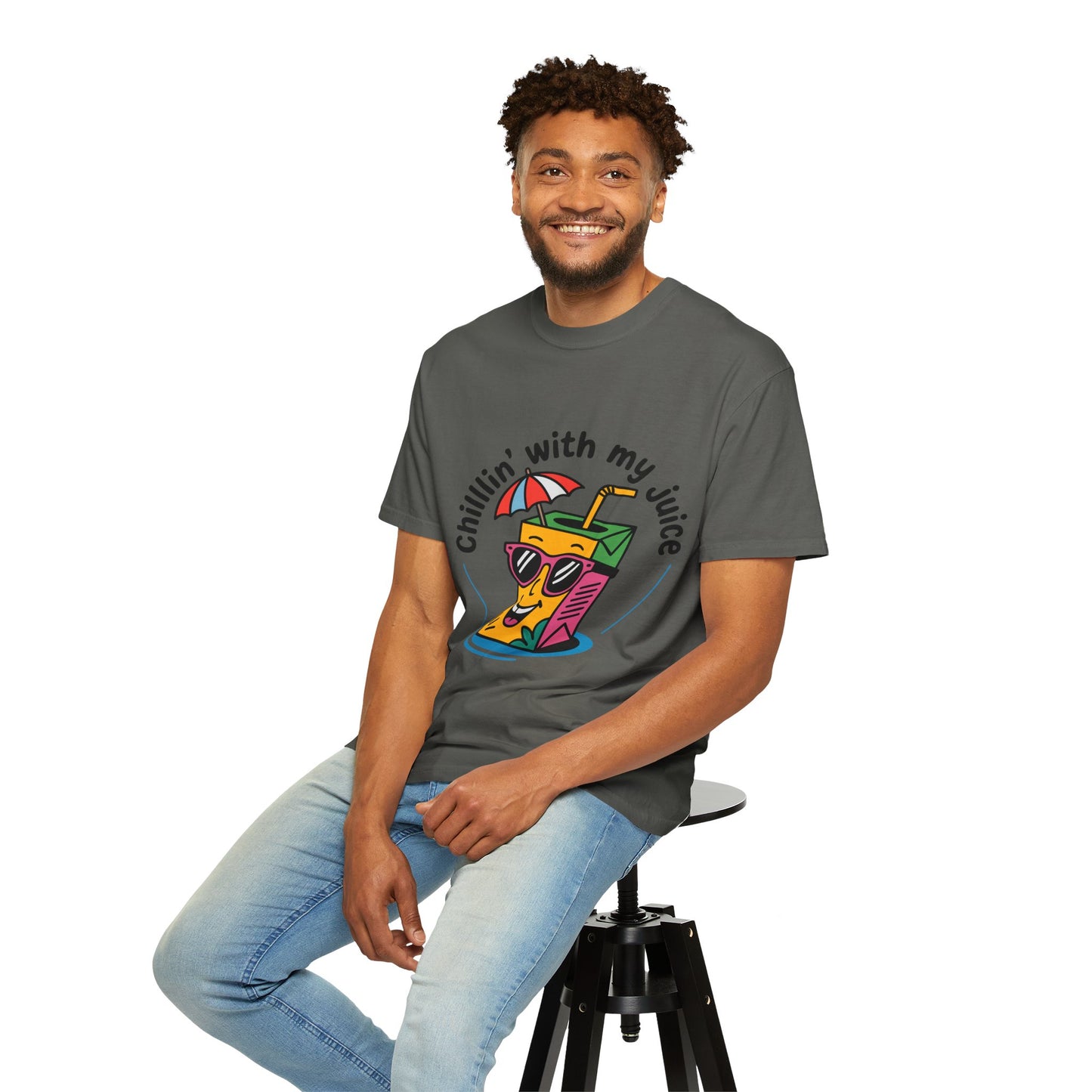 Chillin' With My Juice Unisex T-Shirt - Fun Summer Vibe, Perfect for Casual Days and Pool Parties