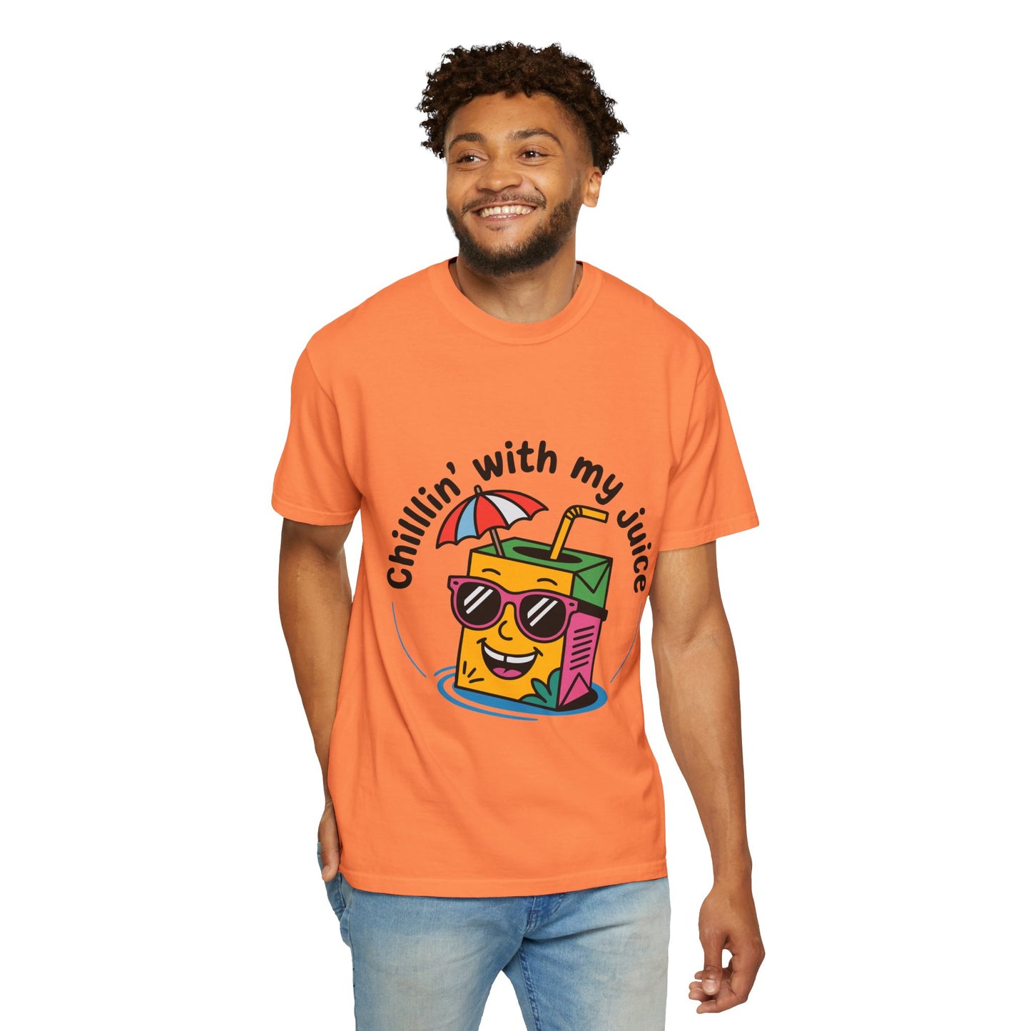 Chillin' With My Juice Unisex T-Shirt - Fun Summer Vibe, Perfect for Casual Days and Pool Parties