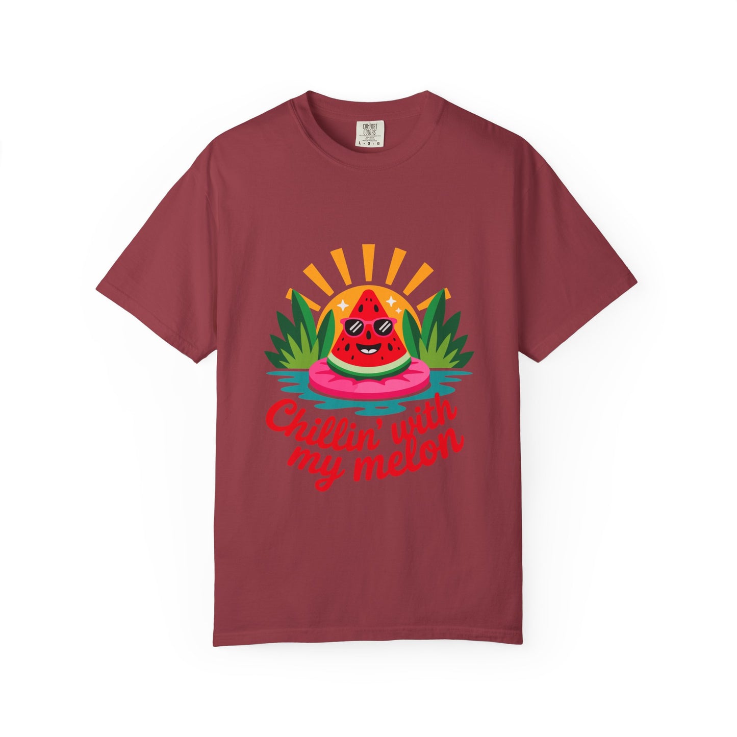Chillin' with My Melon T-Shirt | Fun Unisex Summer Tee