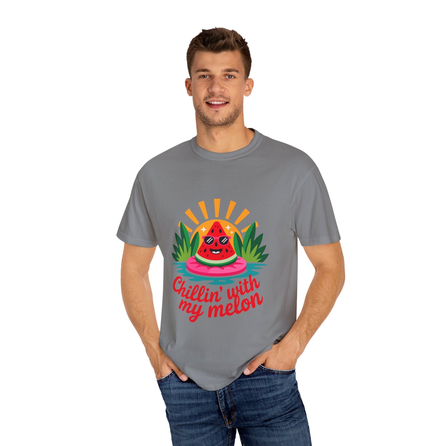 Chillin' with My Melon T-Shirt | Fun Unisex Summer Tee