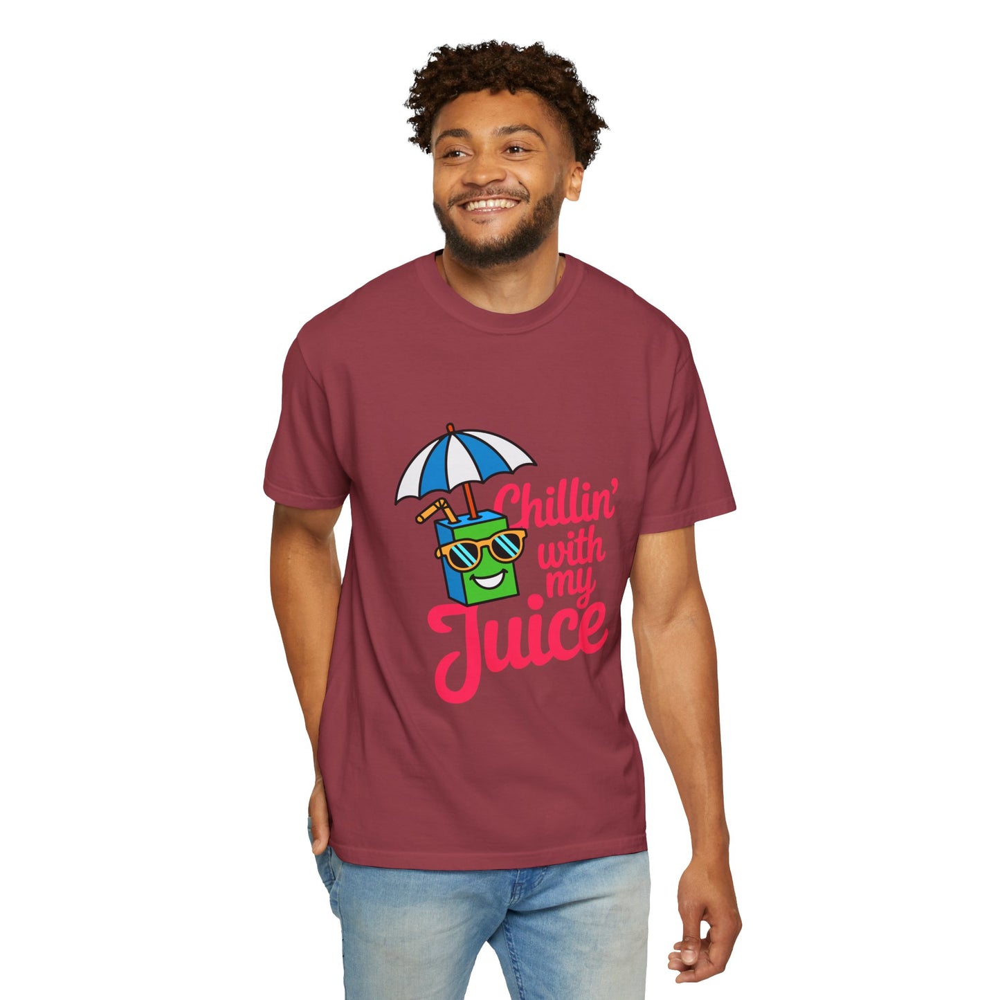 Chillin' with My Juice Unisex Garment-Dyed T-Shirt