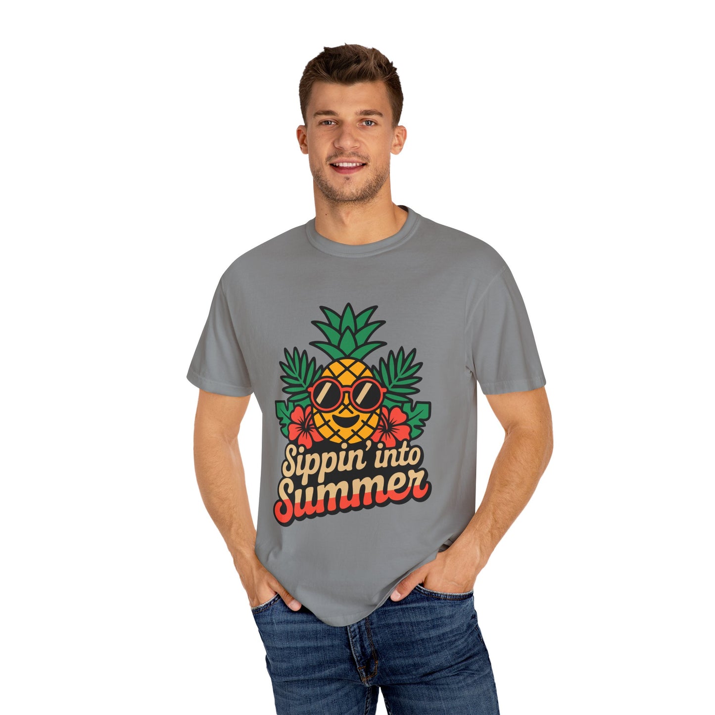 Summer Vibes Unisex T-Shirt - ‘Sippin’ into Summer’