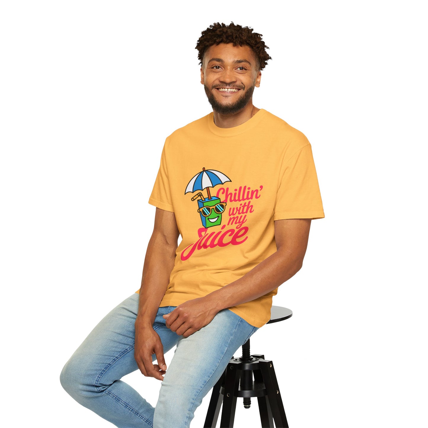 Chillin' with My Juice Unisex Garment-Dyed T-Shirt