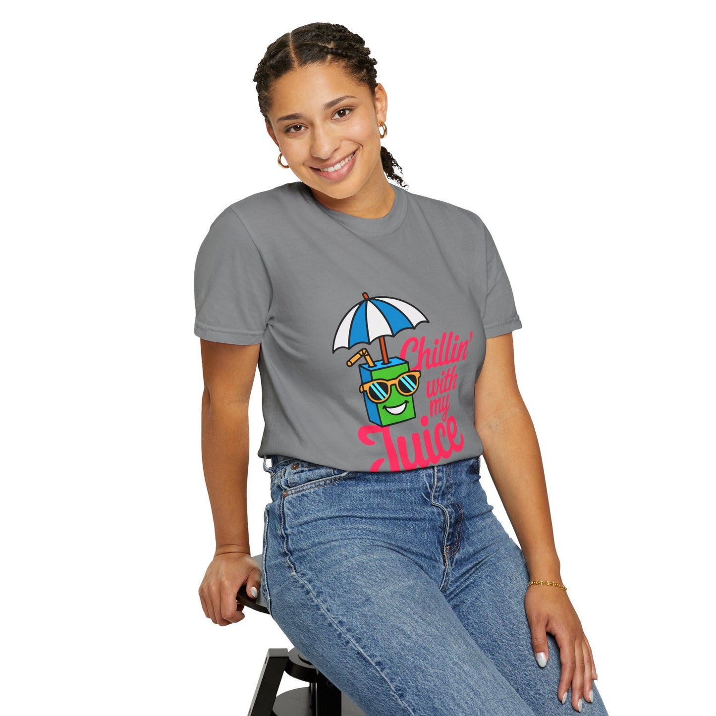 Chillin' with My Juice Unisex Garment-Dyed T-Shirt