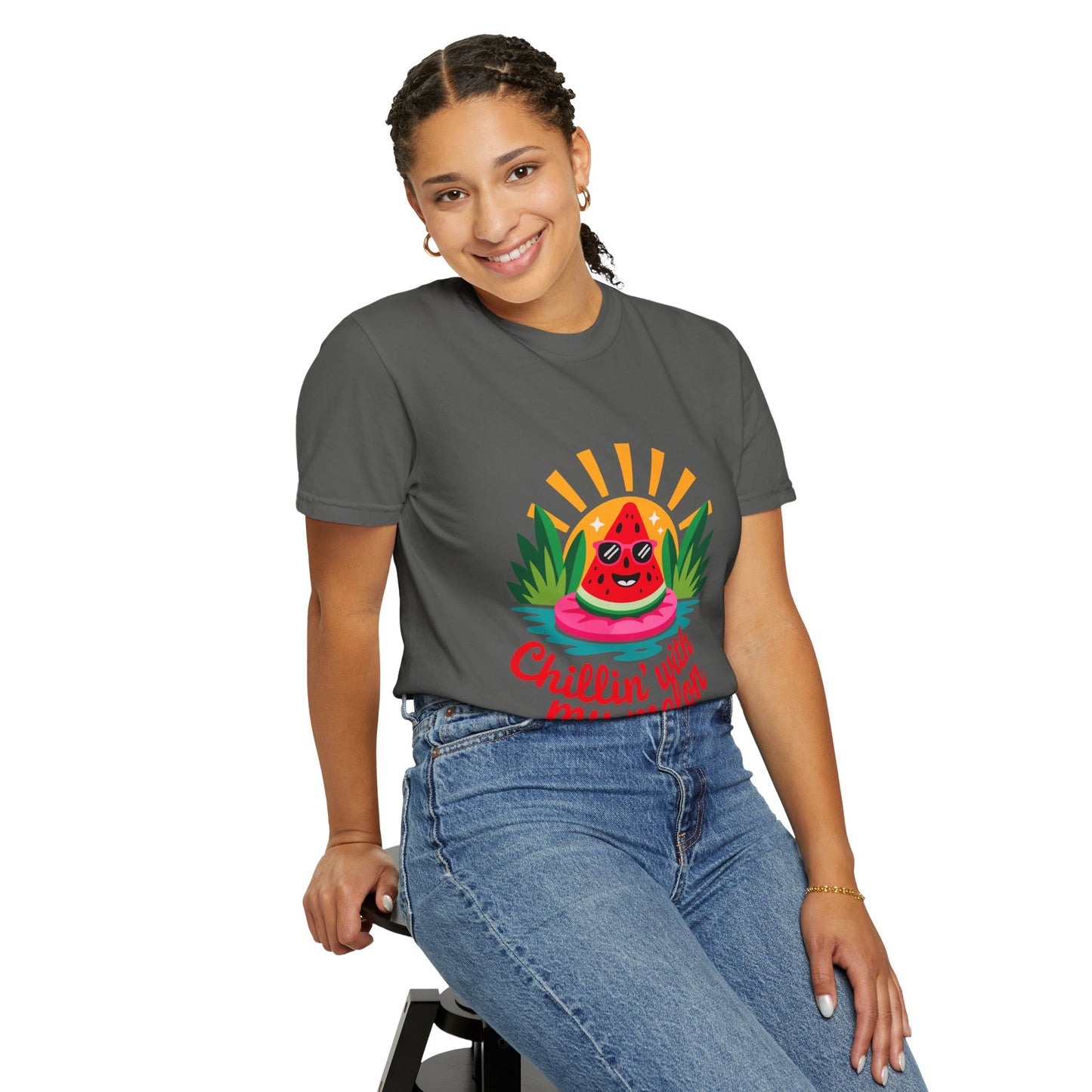Chillin' with My Melon T-Shirt | Fun Unisex Summer Tee