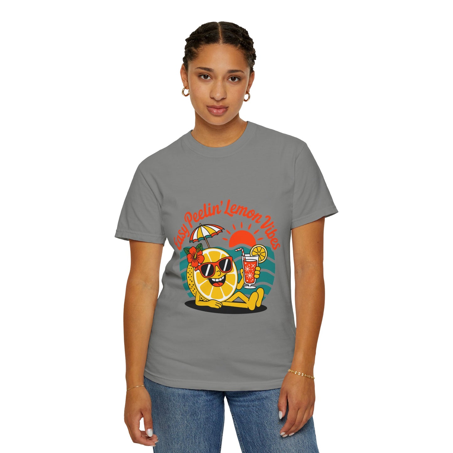 Easy Peelin' Lemon Vibes Unisex T-Shirt - Summer Fun Style