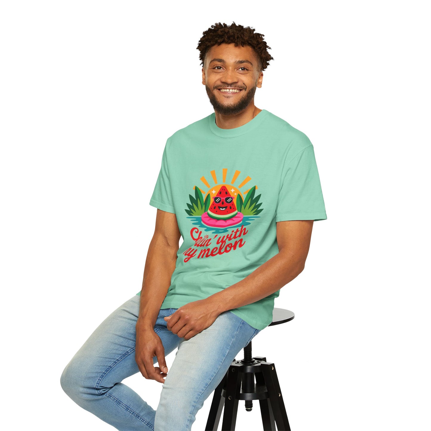 Chillin' with My Melon T-Shirt | Fun Unisex Summer Tee