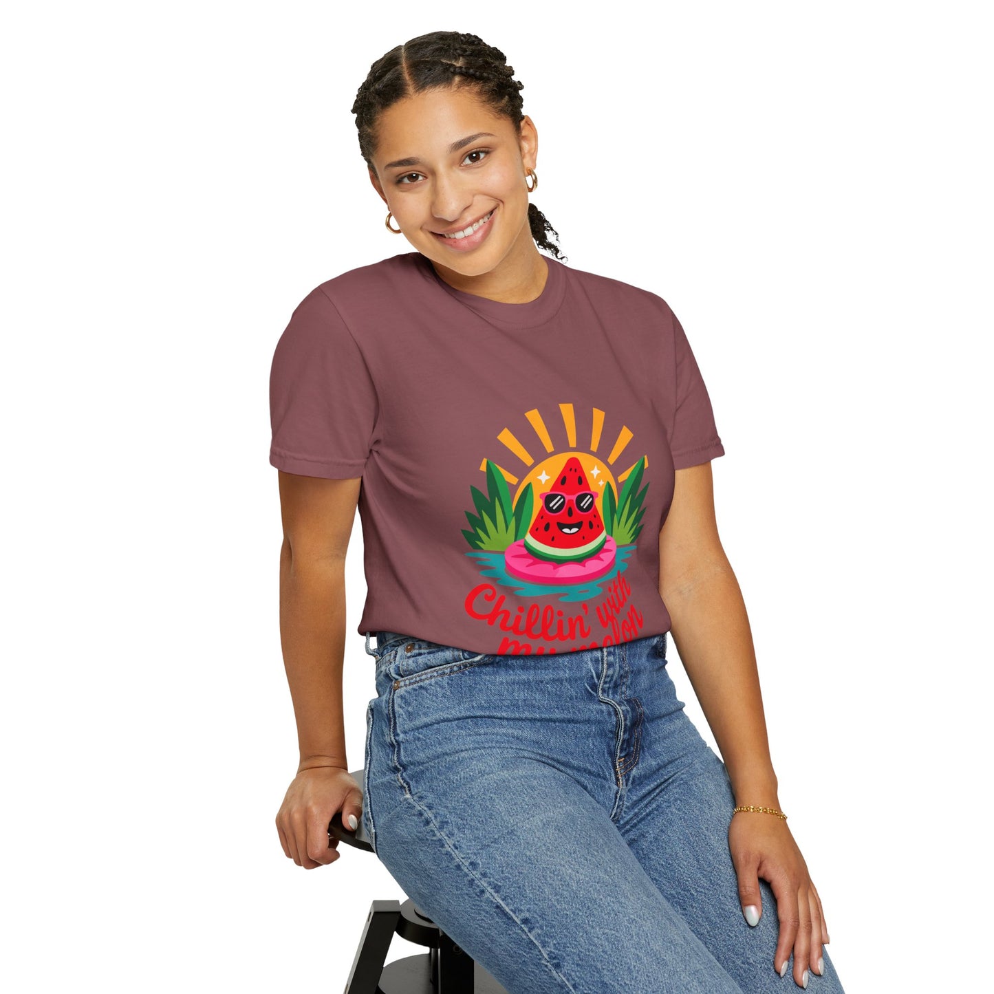 Chillin' with My Melon T-Shirt | Fun Unisex Summer Tee