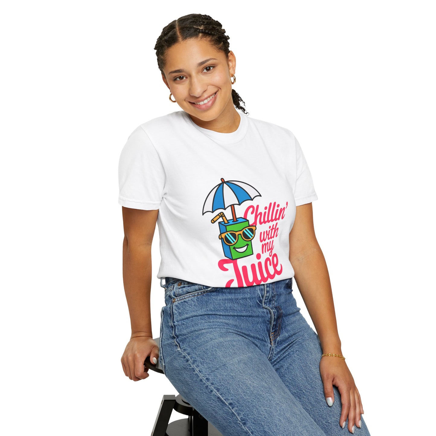 Chillin' with My Juice Unisex Garment-Dyed T-Shirt