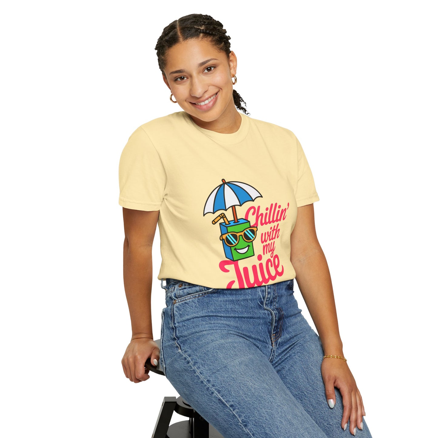 Chillin' with My Juice Unisex Garment-Dyed T-Shirt