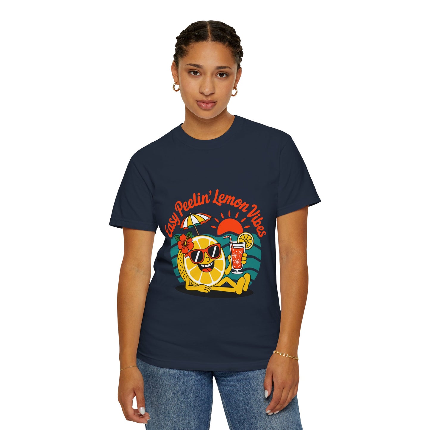 Easy Peelin' Lemon Vibes Unisex T-Shirt - Summer Fun Style