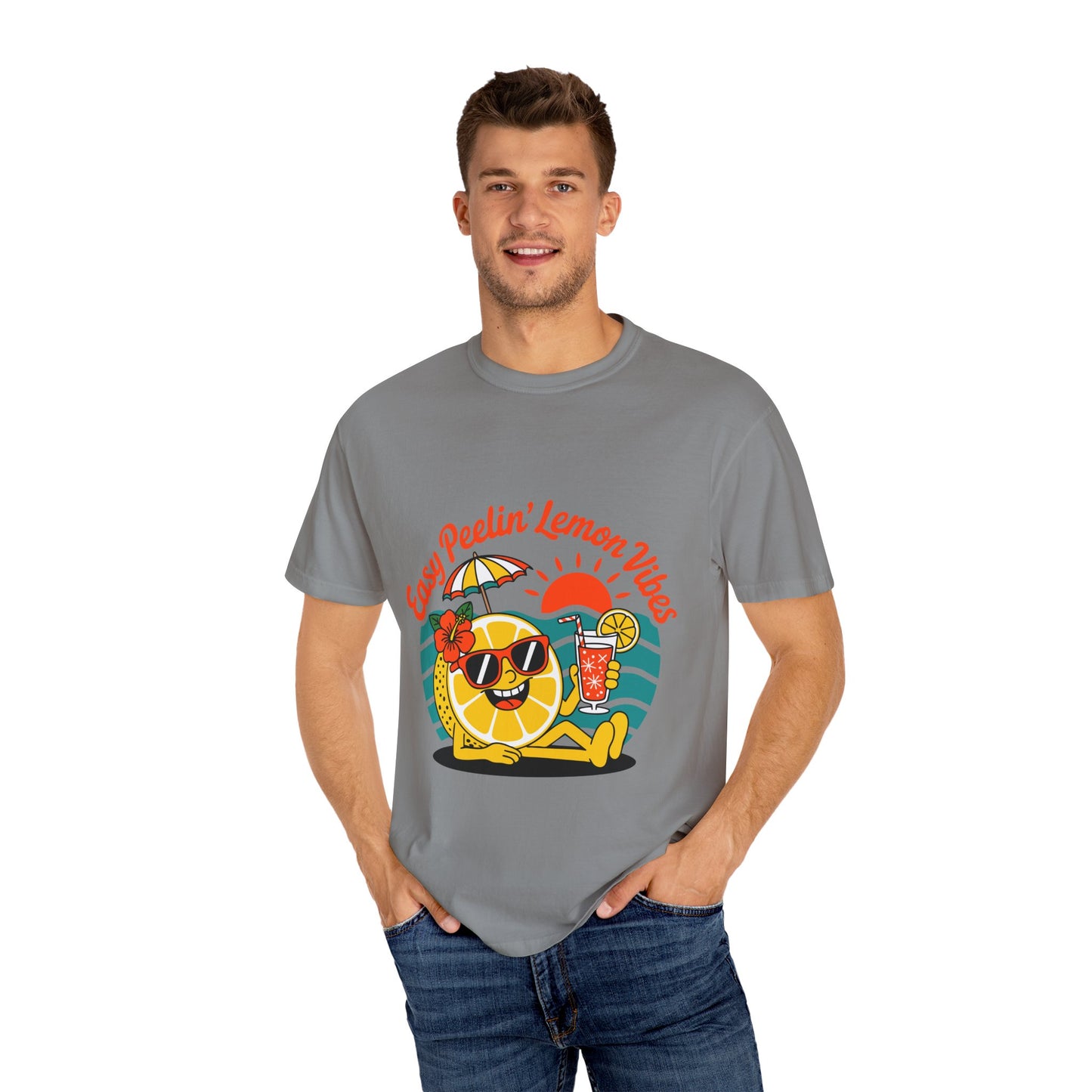 Easy Peelin' Lemon Vibes Unisex T-Shirt - Summer Fun Style