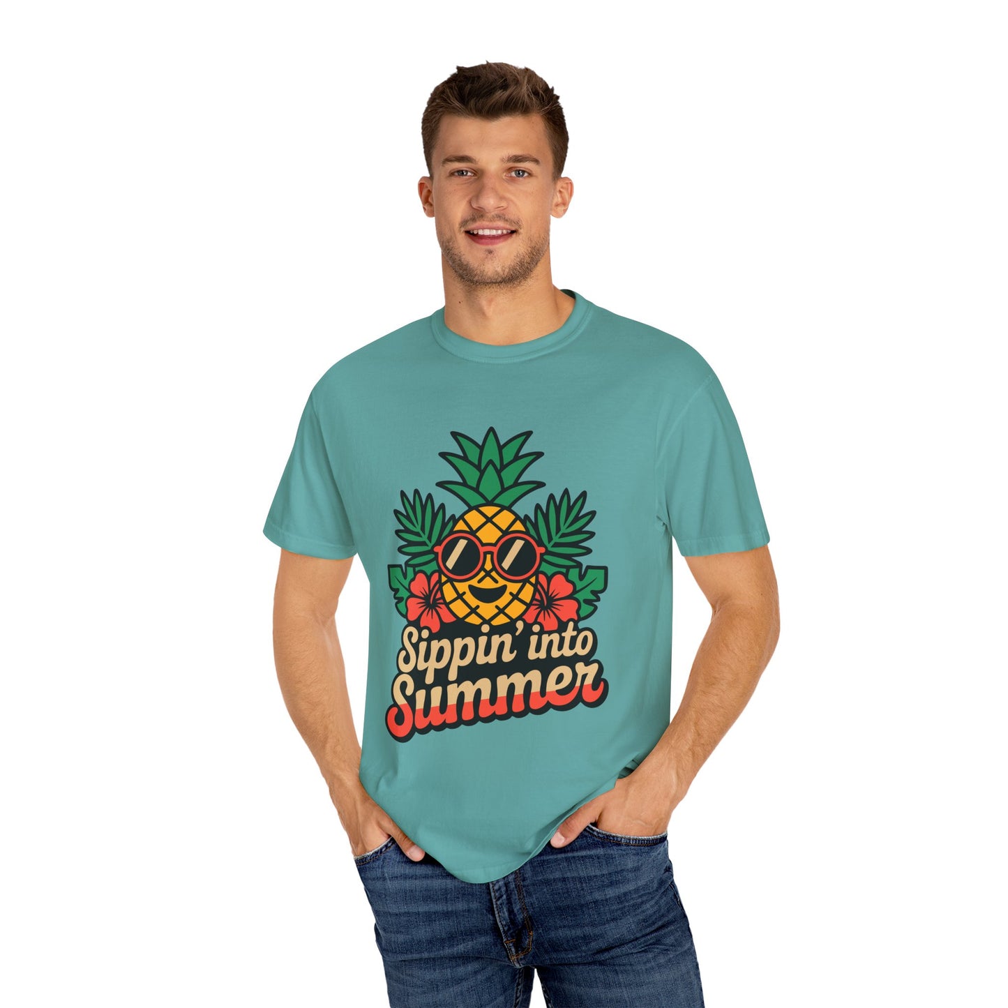 Summer Vibes Unisex T-Shirt - ‘Sippin’ into Summer’