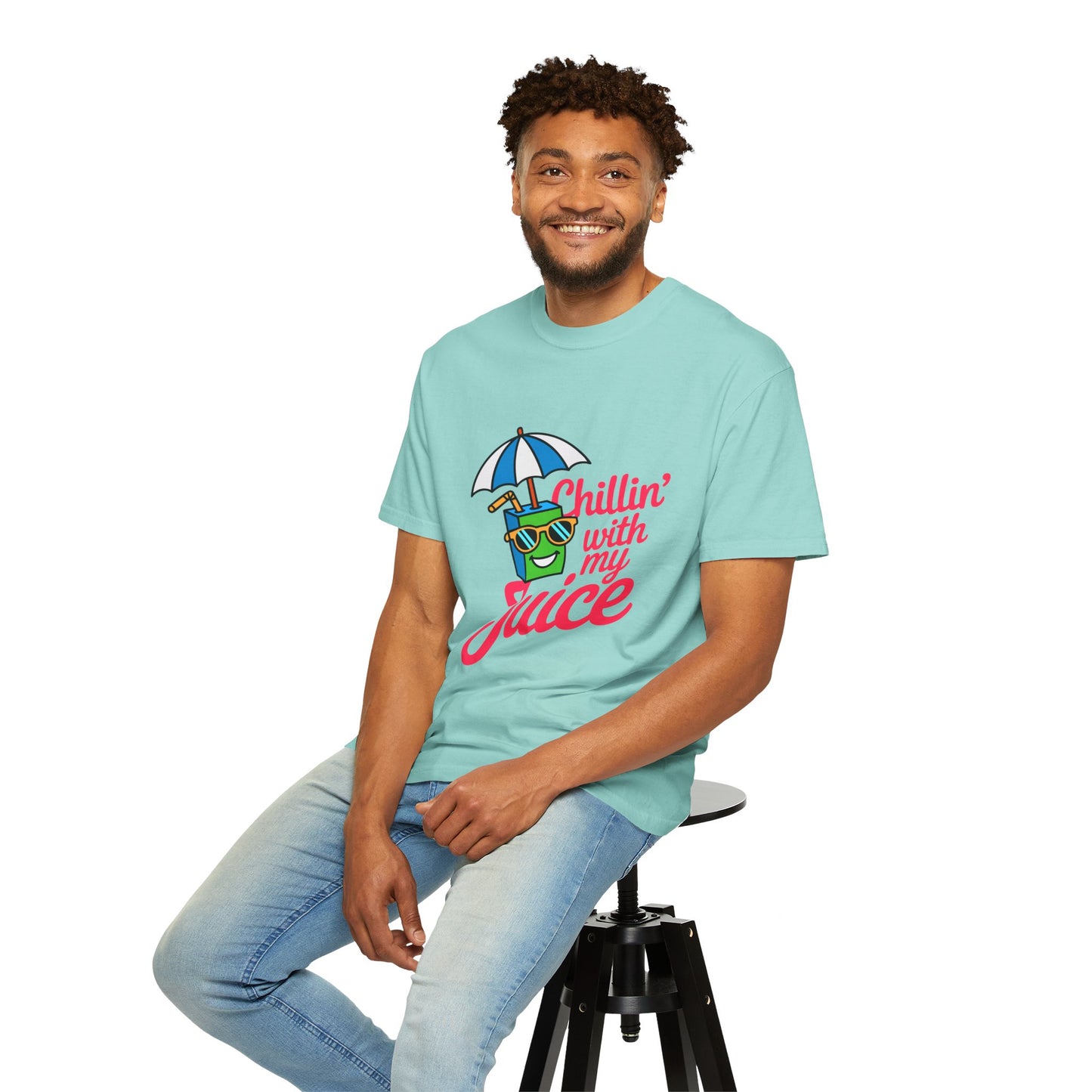 Chillin' with My Juice Unisex Garment-Dyed T-Shirt