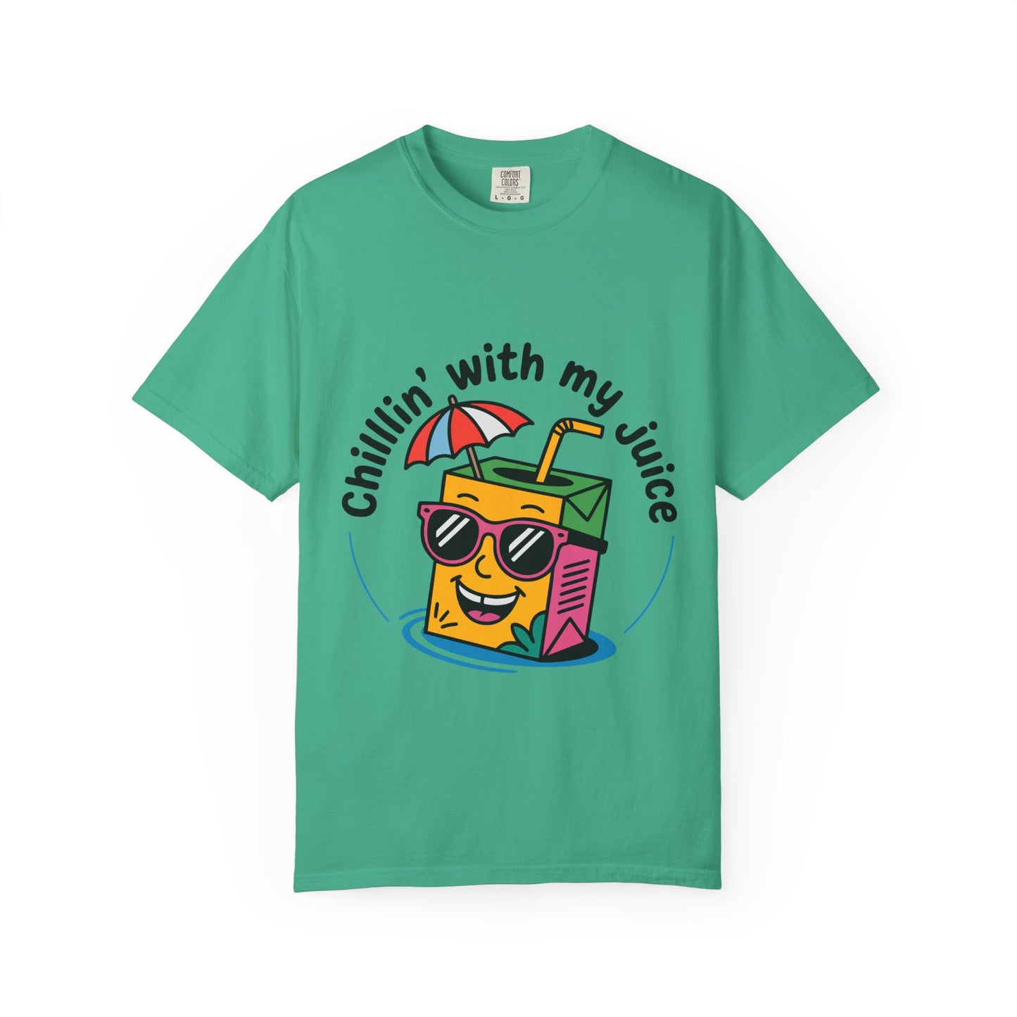 Chillin' With My Juice Unisex T-Shirt - Fun Summer Vibe, Perfect for Casual Days and Pool Parties