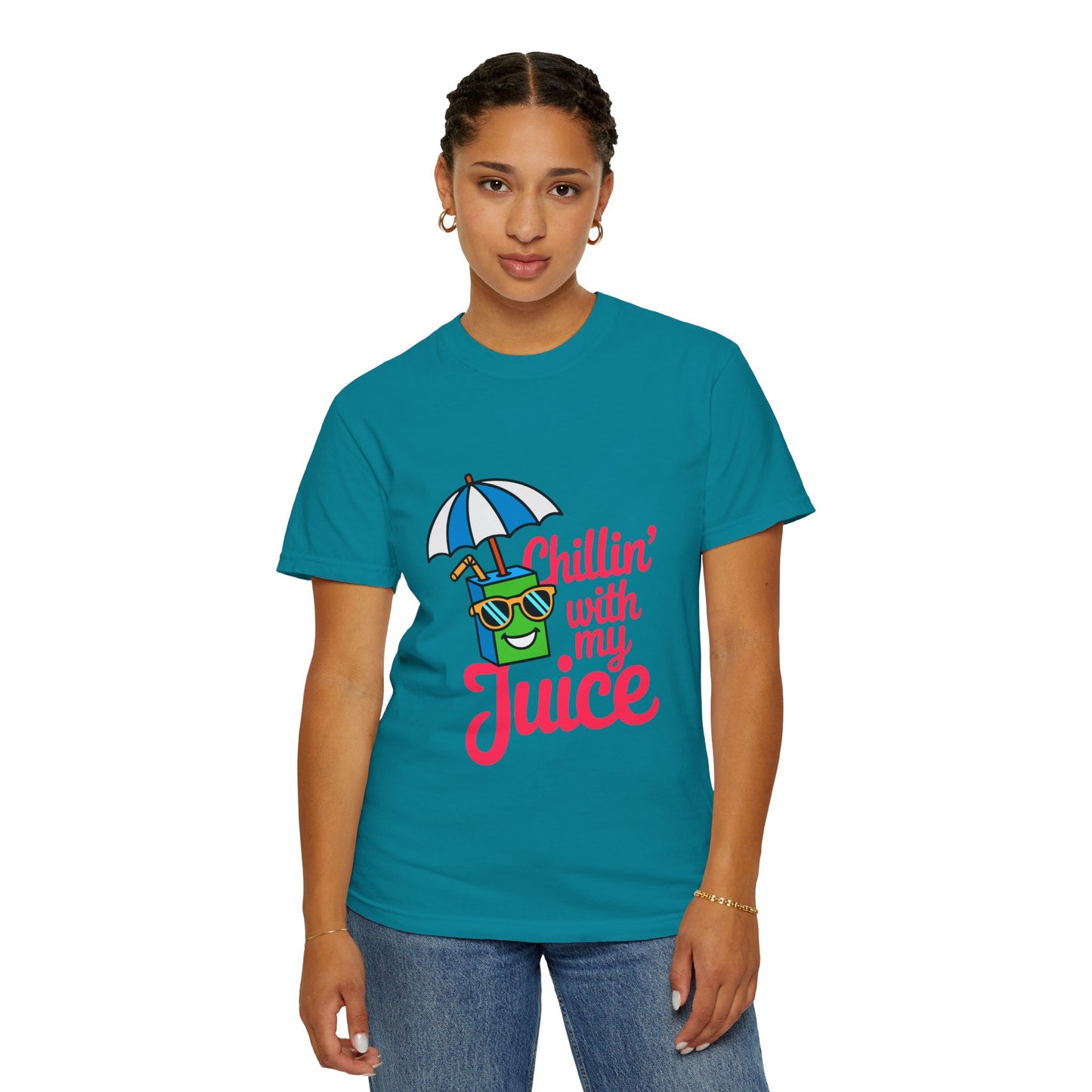Chillin' with My Juice Unisex Garment-Dyed T-Shirt