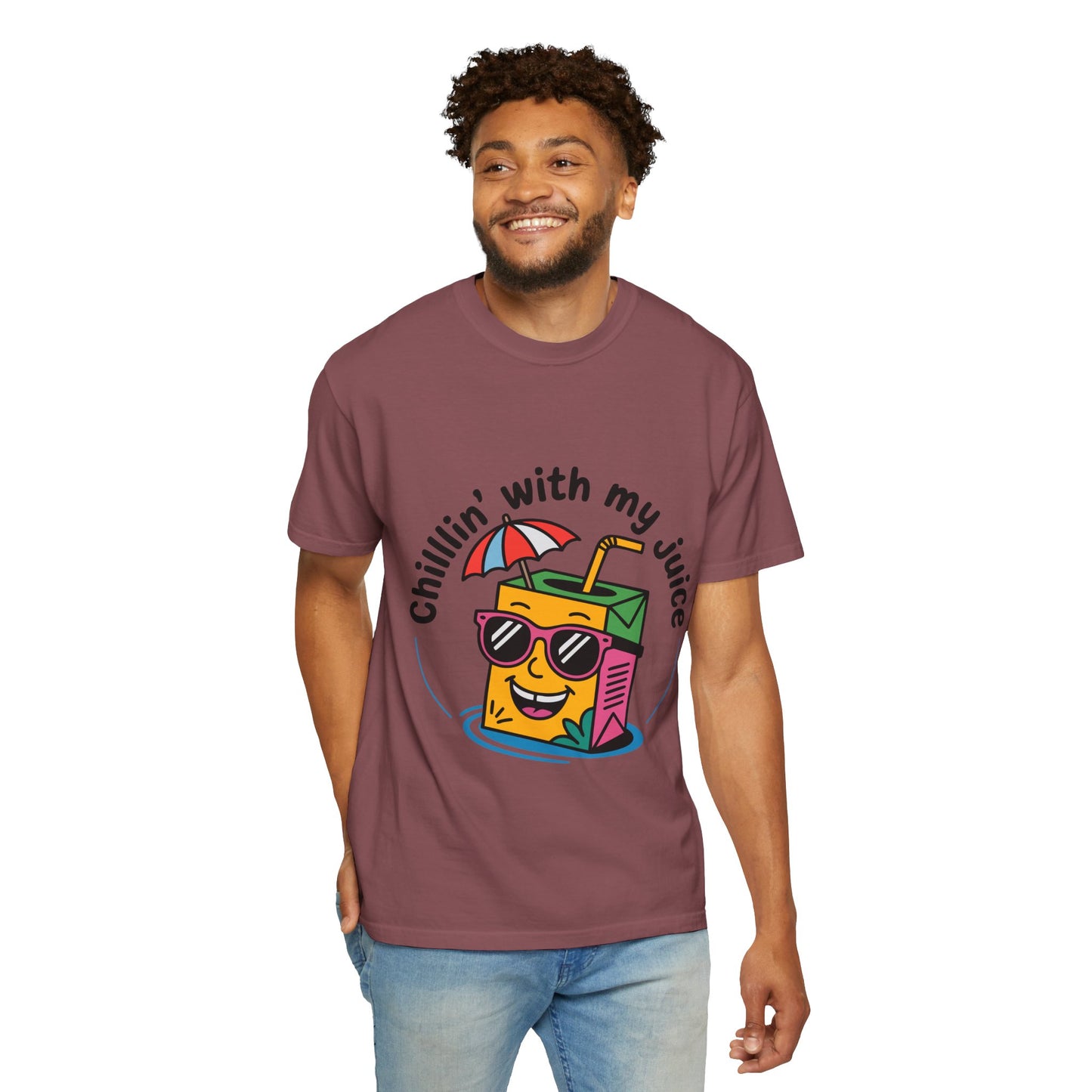 Chillin' With My Juice Unisex T-Shirt - Fun Summer Vibe, Perfect for Casual Days and Pool Parties