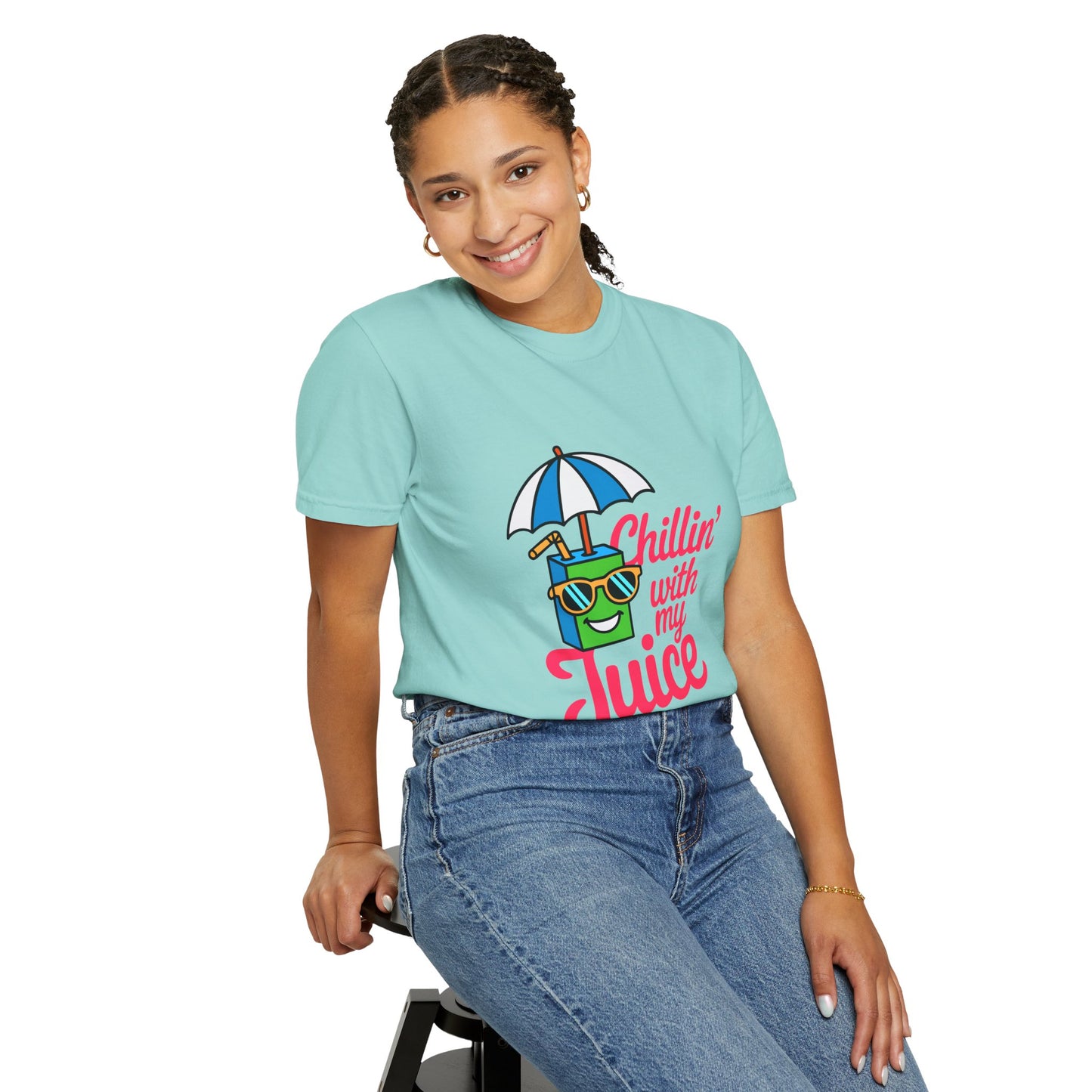 Chillin' with My Juice Unisex Garment-Dyed T-Shirt