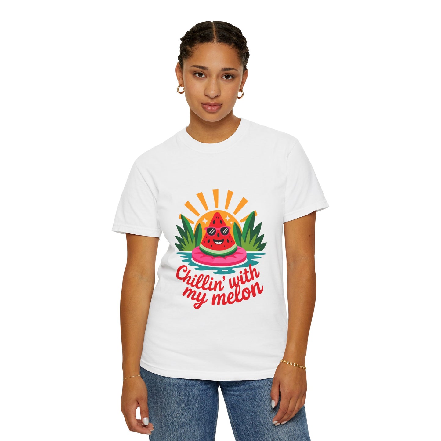 Chillin' with My Melon T-Shirt | Fun Unisex Summer Tee
