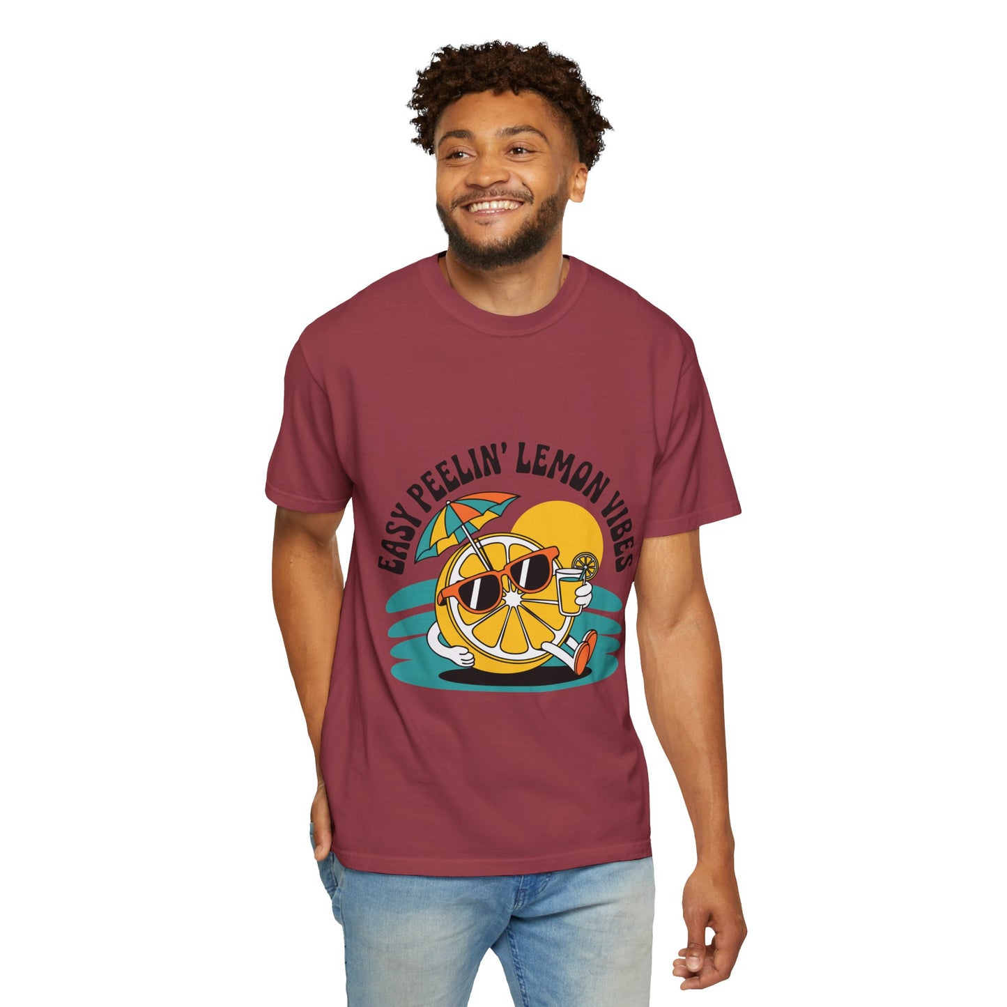Easy Peelin' Lemon Vibes Unisex T-Shirt - Summer Fun Tee