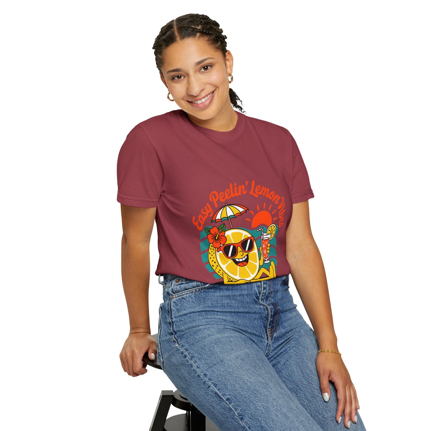 Easy Peelin' Lemon Vibes Unisex T-Shirt - Summer Fun Style