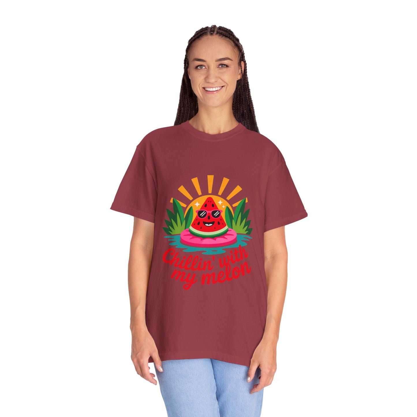 Chillin' with My Melon T-Shirt | Fun Unisex Summer Tee