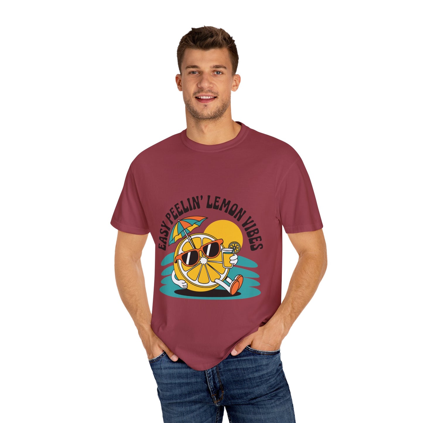 Easy Peelin' Lemon Vibes Unisex T-Shirt - Summer Fun Tee