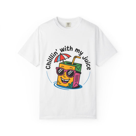 Chillin' With My Juice Unisex T-Shirt - Fun Summer Vibe, Perfect for Casual Days and Pool Parties