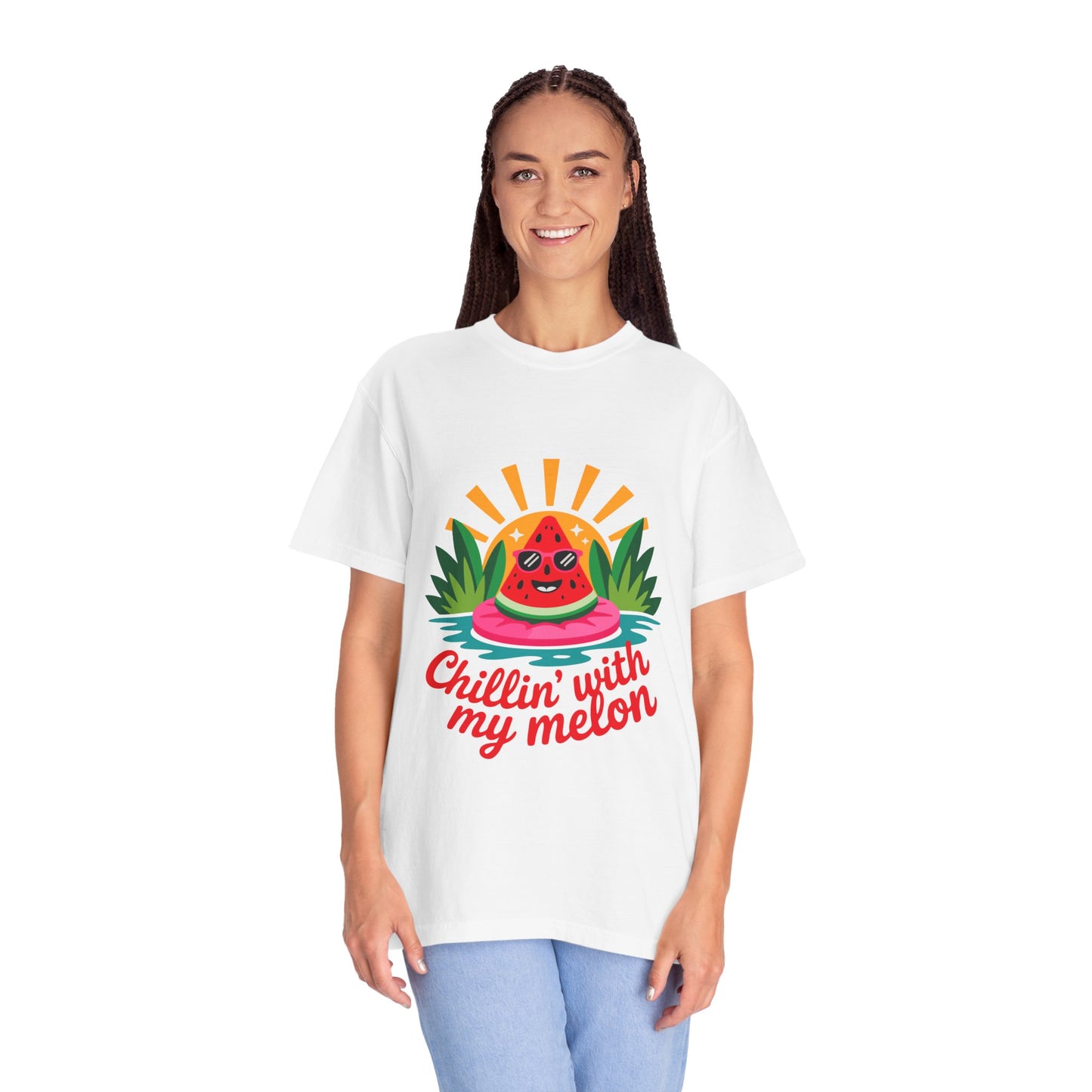 Chillin' with My Melon T-Shirt | Fun Unisex Summer Tee