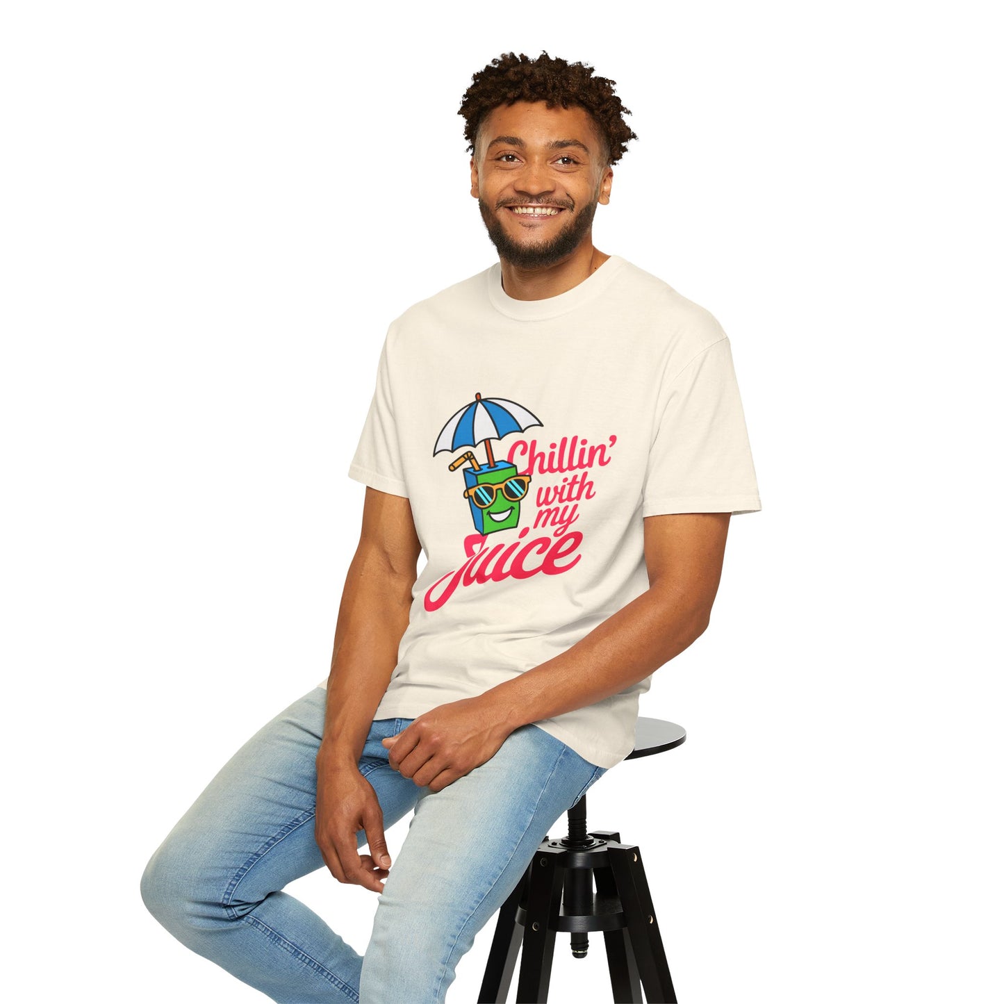 Chillin' with My Juice Unisex Garment-Dyed T-Shirt